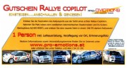 Gutschein Rallye Copilot
