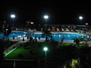 117-1799 IMG ... abendliche Poollandschaft des Corissia Beach Hotel