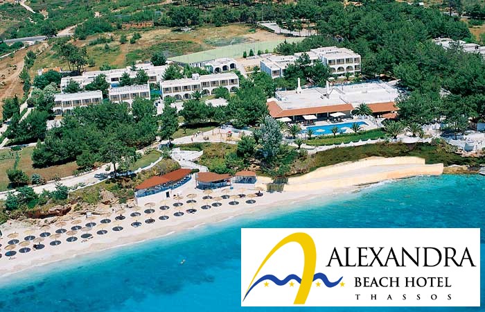 Link zur offiziellen Website des ALEXANDRA BEACH Hotels