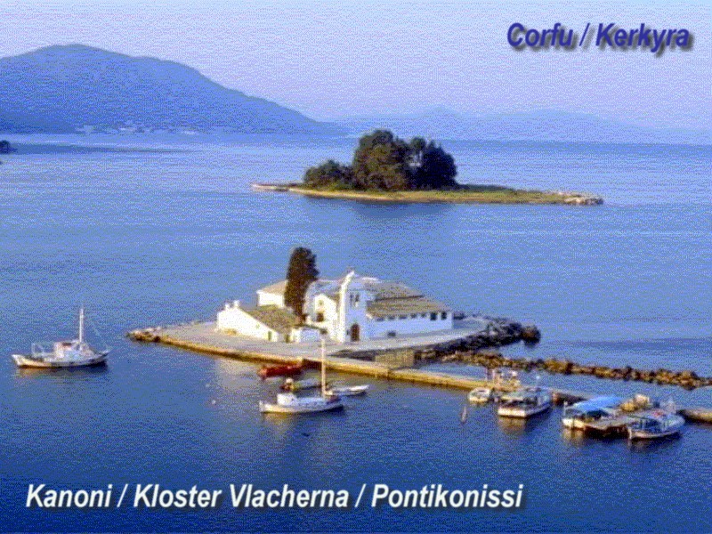 ...das typische Korfu-Bild, alle anderen persnlichen Fotos gibt es in der ACS-GALLERY / Sommerurlaub 2003 - KORFU / KERKYRA...
